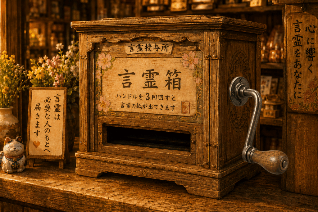 今日の言霊は？